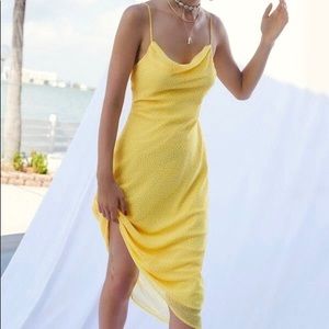 Urban Outfitters Ava Polka Dot Slip Dress